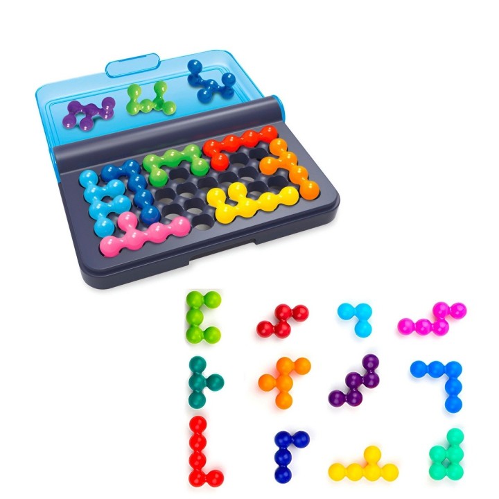 Juego De Mesa Iq Logica Estrategia Puzzle Figuras 120 Retos