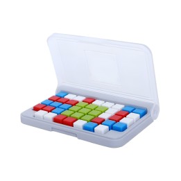 Juego De Mesa Iq Logica Estrategia Tetris Figuras 120 Retos