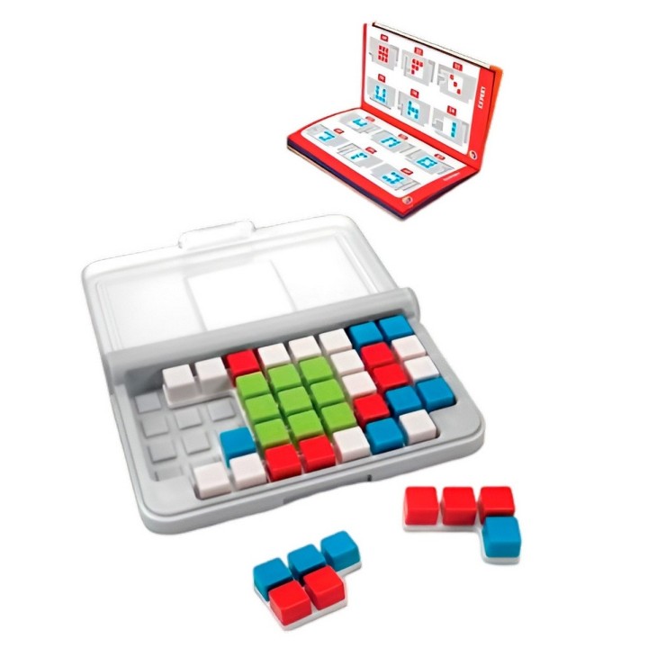 Juego De Mesa Iq Logica Estrategia Tetris Figuras 120 Retos