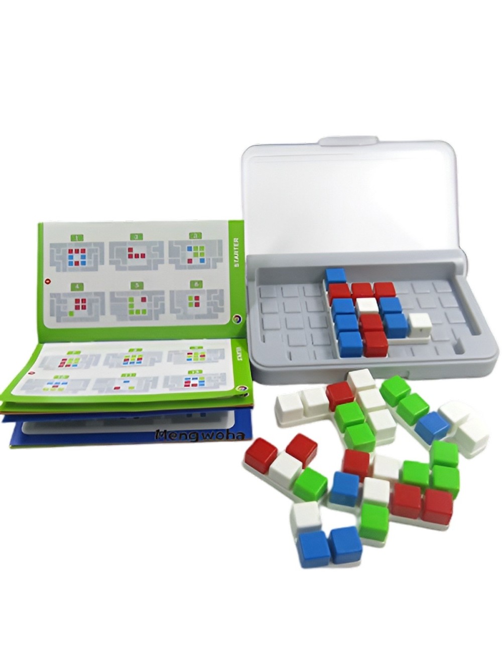 Juego De Mesa Iq Logica Estrategia Tetris Figuras 120 Retos