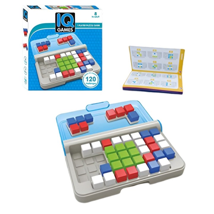 Juego De Mesa Iq Logica Estrategia Tetris Figuras 120 Retos