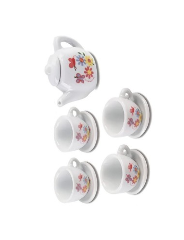 Juego De Te Mini Porcelana Juguete Tetera Platos Ositos
