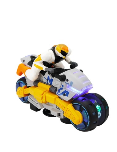 Moto Robot Transformable Sonido Luces Juguete + Baterias