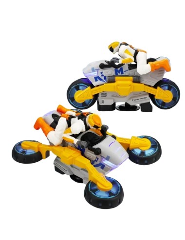 Moto Robot Transformable Sonido Luces Juguete + Baterias