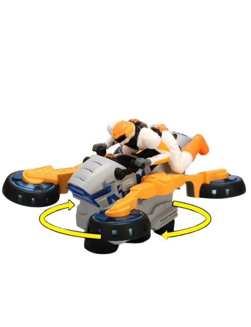 Moto Robot Transformable Sonido Luces Juguete + Baterias
