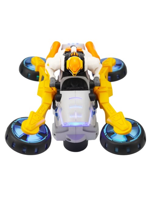 Moto Robot Transformable Sonido Luces Juguete + Baterias