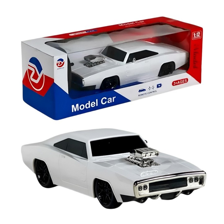 Carro Clasico De Carrera Recargable Juguete +control Remoto