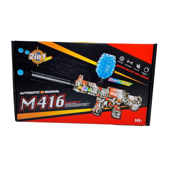 Pistola De Hidrogel M416 Automatica Electrica + Accesorios