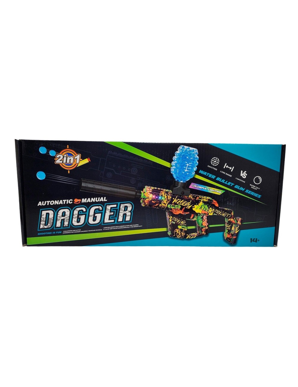 Pistola De Hidrogel Dagger Automatica + Accesorios