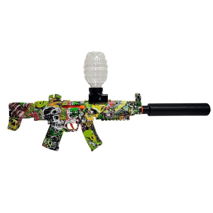 Pistola De Hidrogel - Nerf Mp5 Automatica + Accesorios