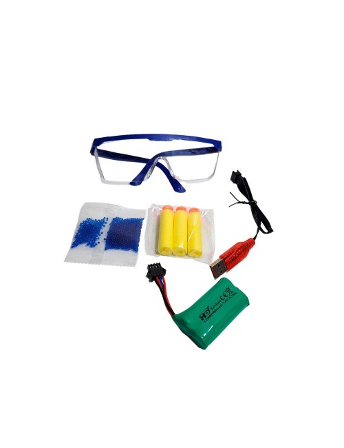 Pistola De Hidrogel - Nerf Mp5 Automatica + Accesorios