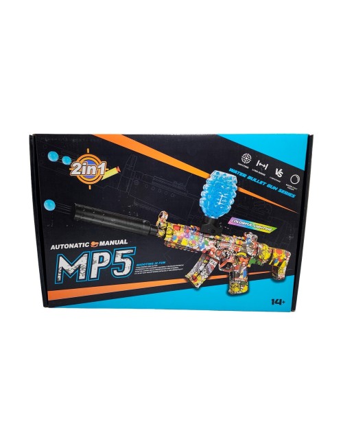 Pistola De Hidrogel - Nerf Mp5 Automatica + Accesorios