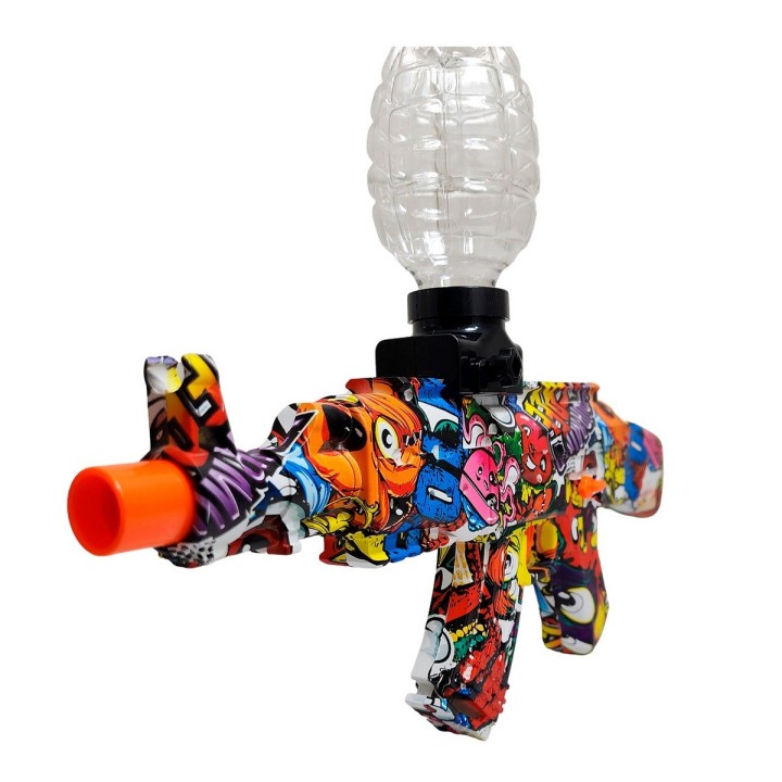 Pistola De Hidrogel Ak-47 2 En 1 Automatica + Accesorios