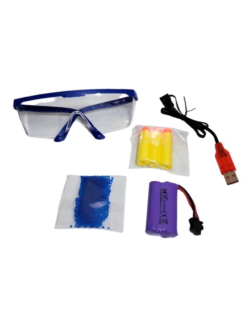 Pistola De Hidrogel Ak-47 2 En 1 Automatica + Accesorios