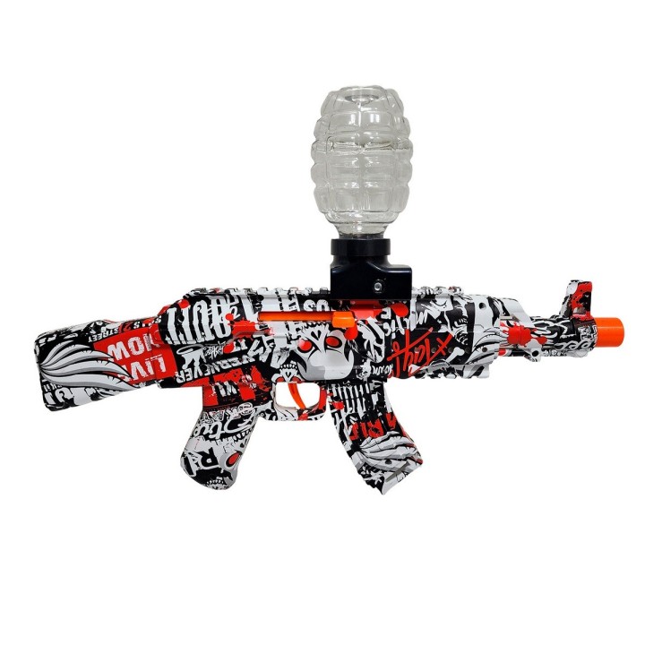 Pistola De Hidrogel Ak-47 2 En 1 Automatica + Accesorios