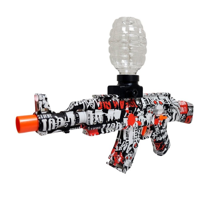 Pistola De Hidrogel Ak-47 2 En 1 Automatica + Accesorios
