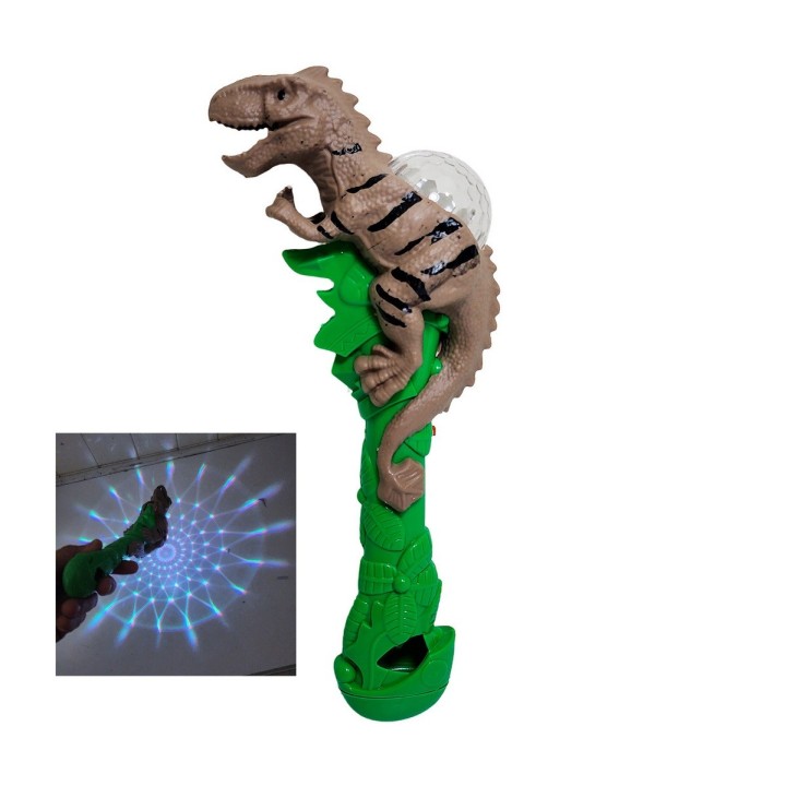 Vara Dinosaurio Luces Sonido Juguete Niños + Baterias