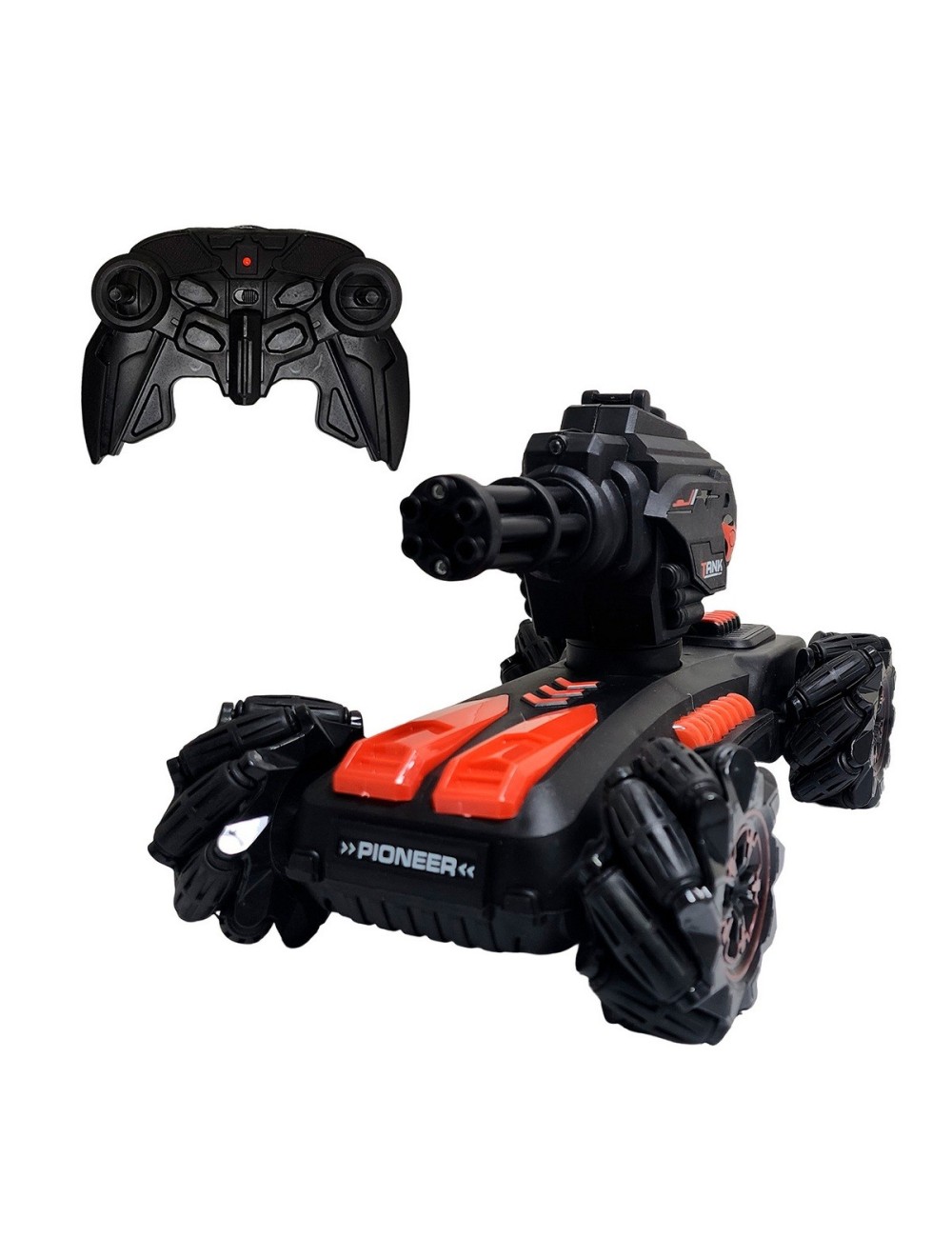 Carro Tanque Lanzador Hidrogel Con Contro Remoto Y De Mano