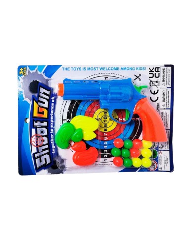 Pistola Lanza Pelotas Nerf Shoot Gun Patitos Agilidad
