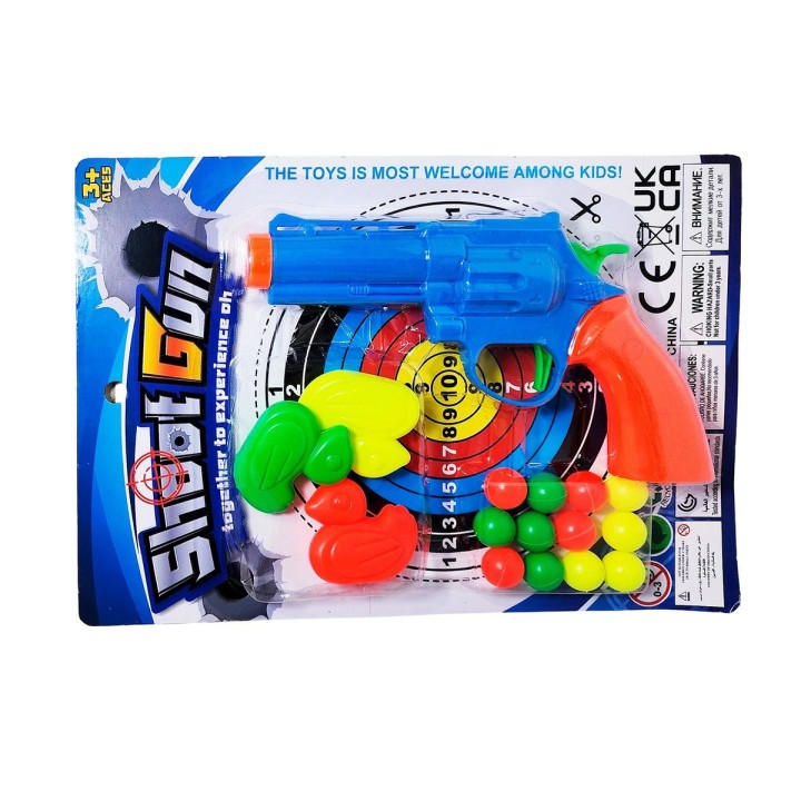 Pistola Lanza Pelotas Nerf Shoot Gun Patitos Agilidad