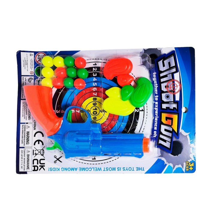 Pistola Lanza Pelotas Nerf Shoot Gun Patitos Agilidad