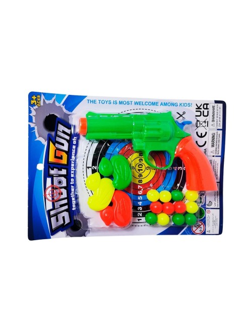 Pistola Lanza Pelotas Nerf Shoot Gun Patitos Agilidad
