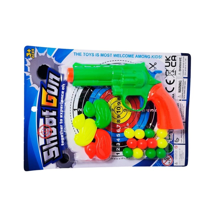 Pistola Lanza Pelotas Nerf Shoot Gun Patitos Agilidad