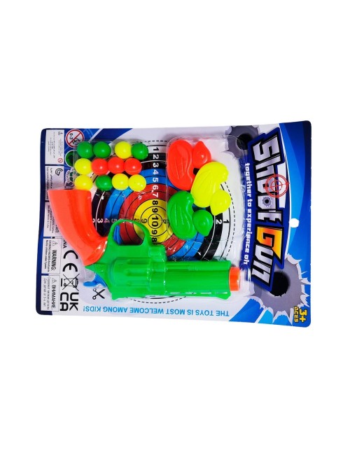 Pistola Lanza Pelotas Nerf Shoot Gun Patitos Agilidad