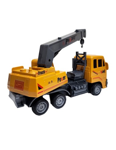Camion De Construccion Grua Recargable Control Remoto Juguet