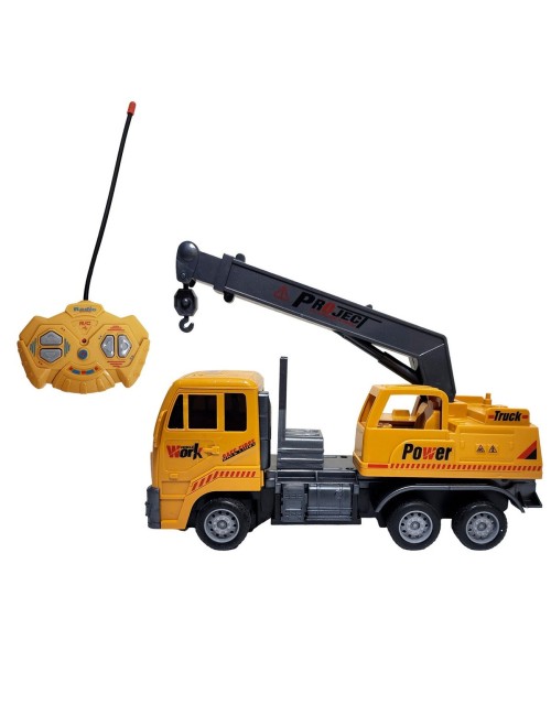 Camion De Construccion Grua Recargable Control Remoto Juguet