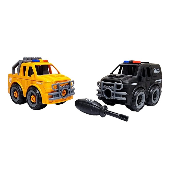 Camion Policia Juguete Armable Interactivo Didactico X 2 Un