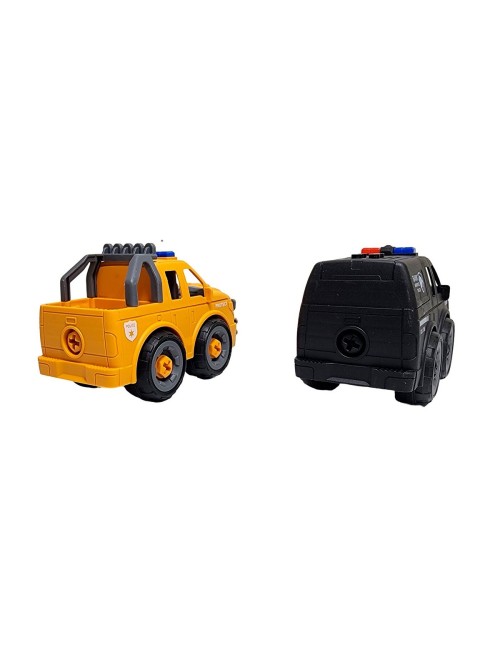 Camion Policia Juguete Armable Interactivo Didactico X 2 Un