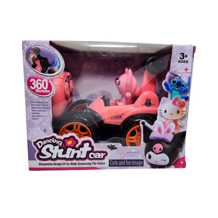 Carro Angel Stitch Recargable Con Control Remoto Juguete