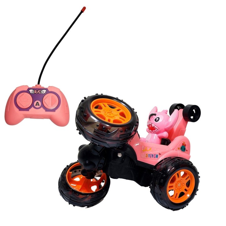 Carro Angel Stitch Recargable Con Control Remoto Juguete