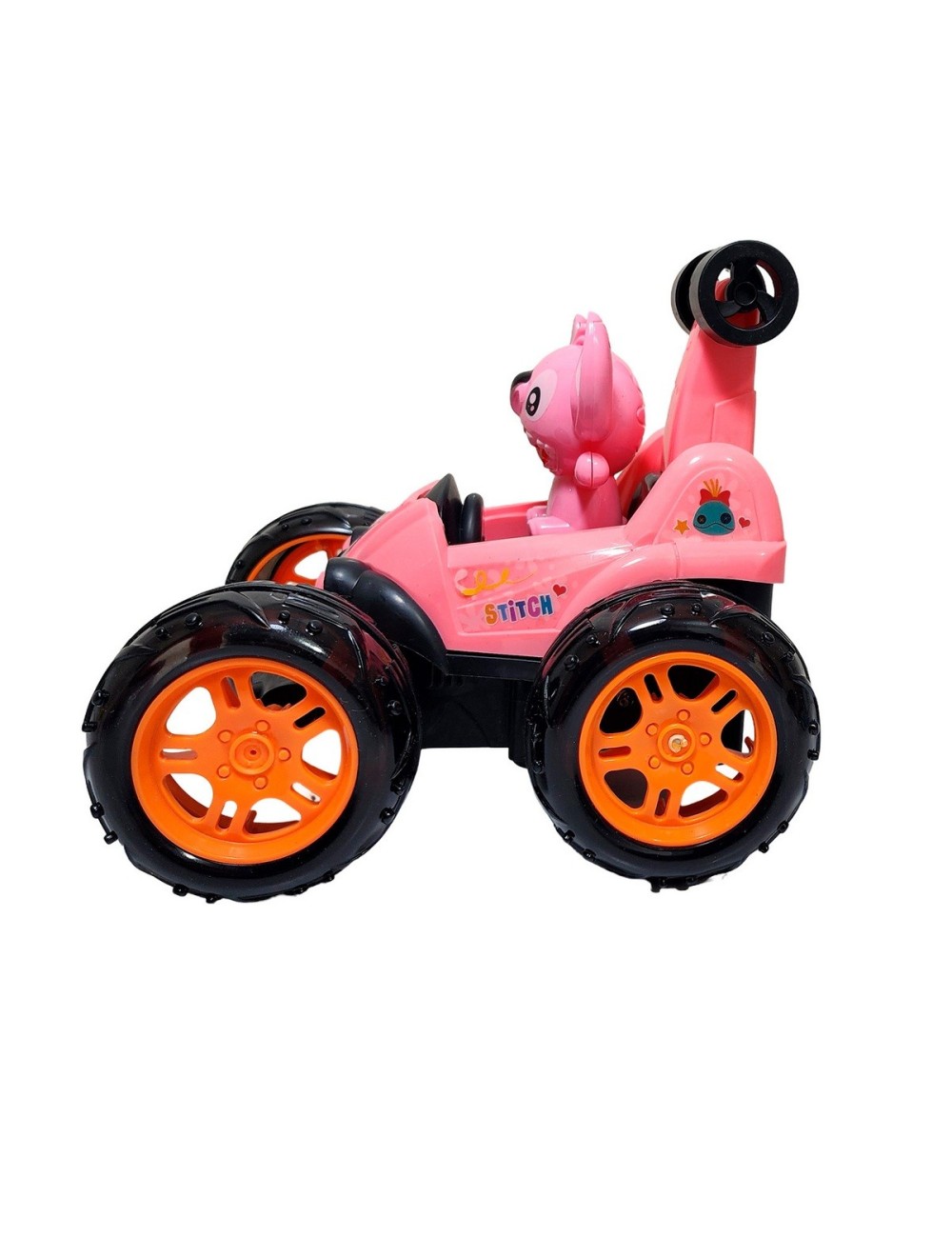 Carro Angel Stitch Recargable Con Control Remoto Juguete