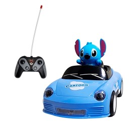 Carro Deportivo Stitch Recargable Con Control Remoto Juguete