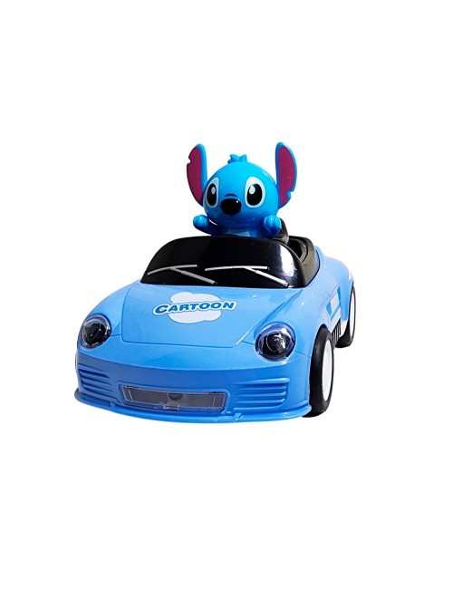 Carro Deportivo Stitch Recargable Con Control Remoto Juguete