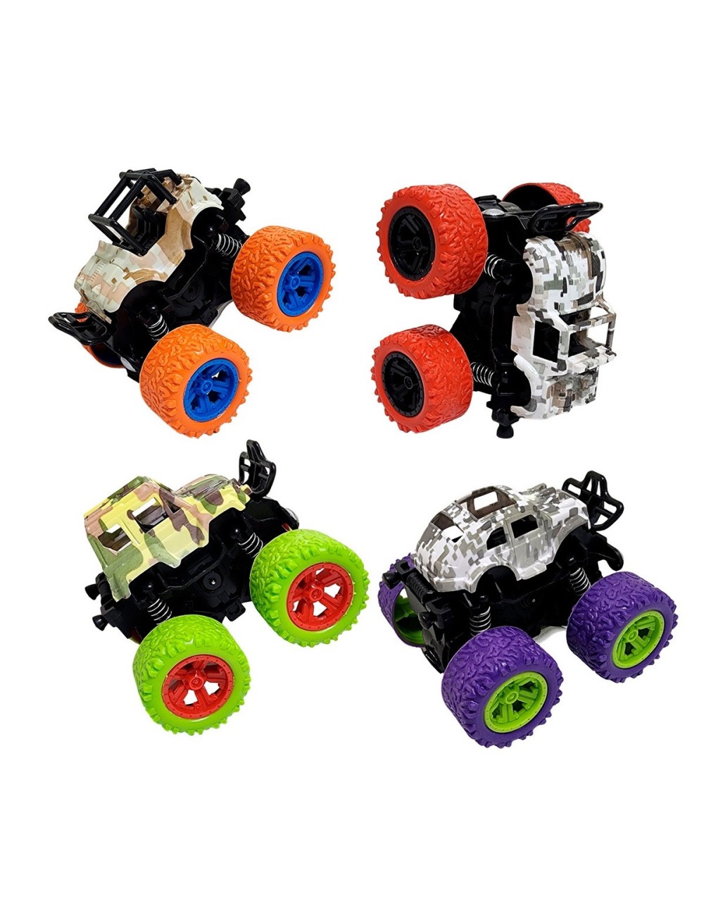 Carro Monster Racing Gt Juguete Coleccion X 4 Unidades