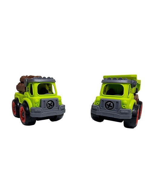 Carro Transporte Juguete Armable Interactivo Didactico X 2un