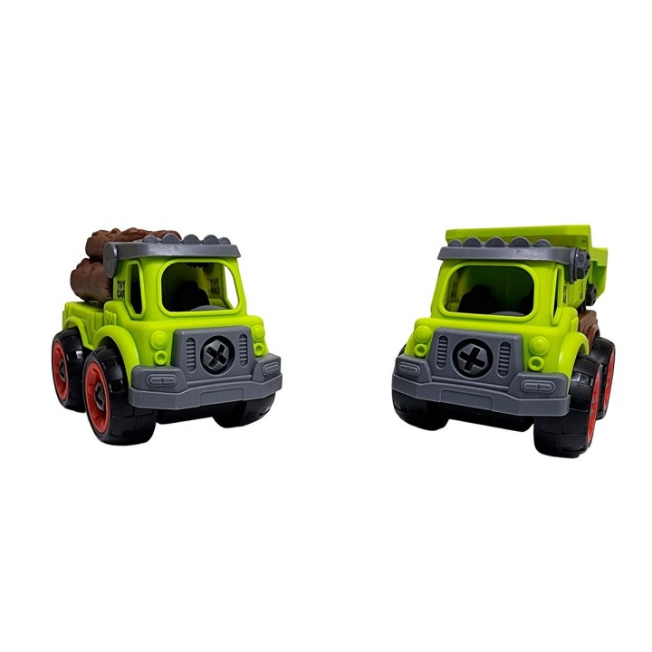 Carro Transporte Juguete Armable Interactivo Didactico X 2un