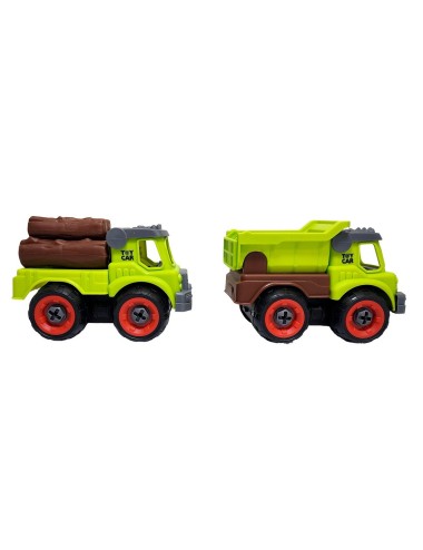 Carro Transporte Juguete Armable Interactivo Didactico X 2un