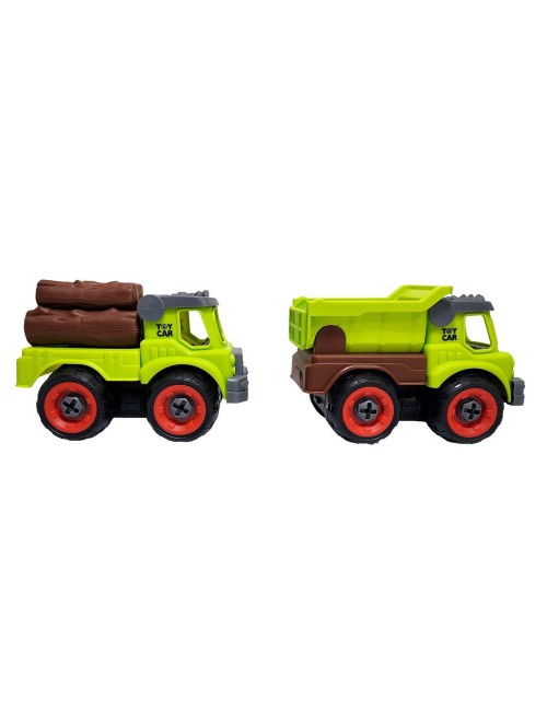 Carro Transporte Juguete Armable Interactivo Didactico X 2un