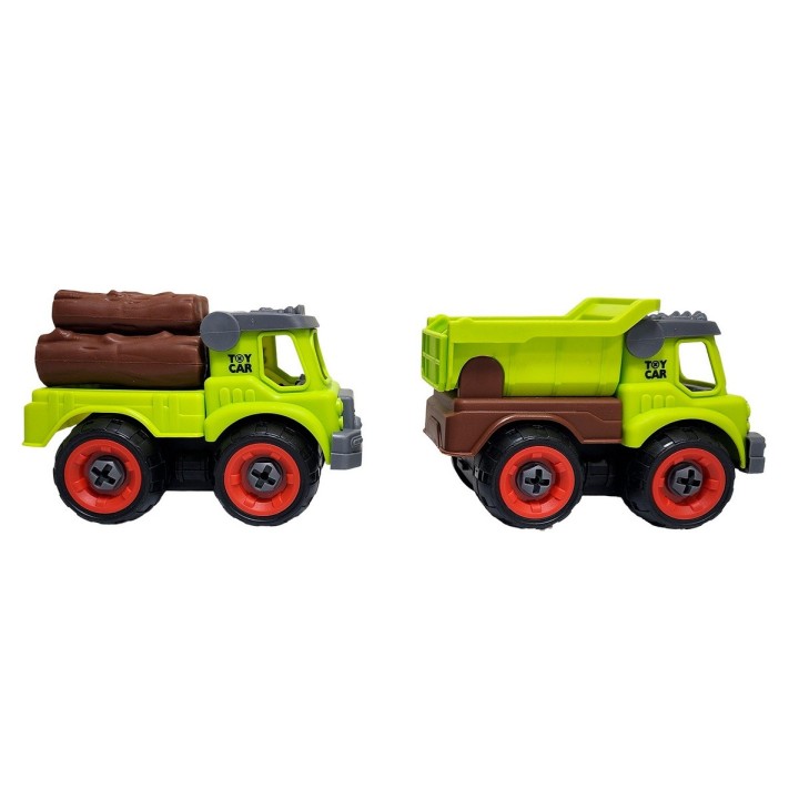 Carro Transporte Juguete Armable Interactivo Didactico X 2un