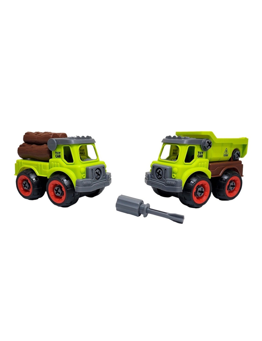 Carro Transporte Juguete Armable Interactivo Didactico X 2un