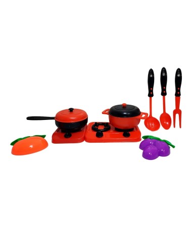 Cocina De Juguete Utencilios Verduras Interactivo Unisex
