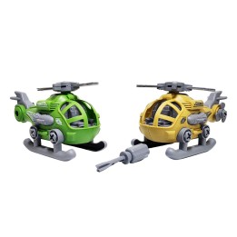 Helicoptero Juguete Armable Interactivo Didactico X 2 Un
