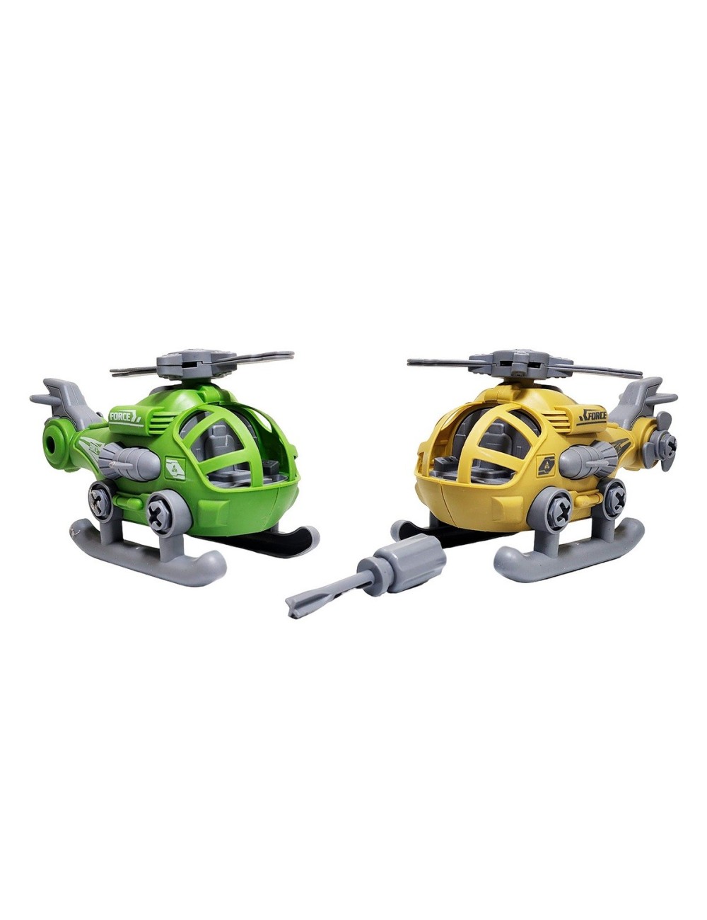 Helicoptero Juguete Armable Interactivo Didactico X 2 Un