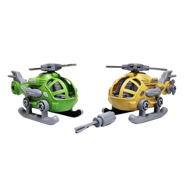 Helicoptero Juguete Armable Interactivo Didactico X 2 Un