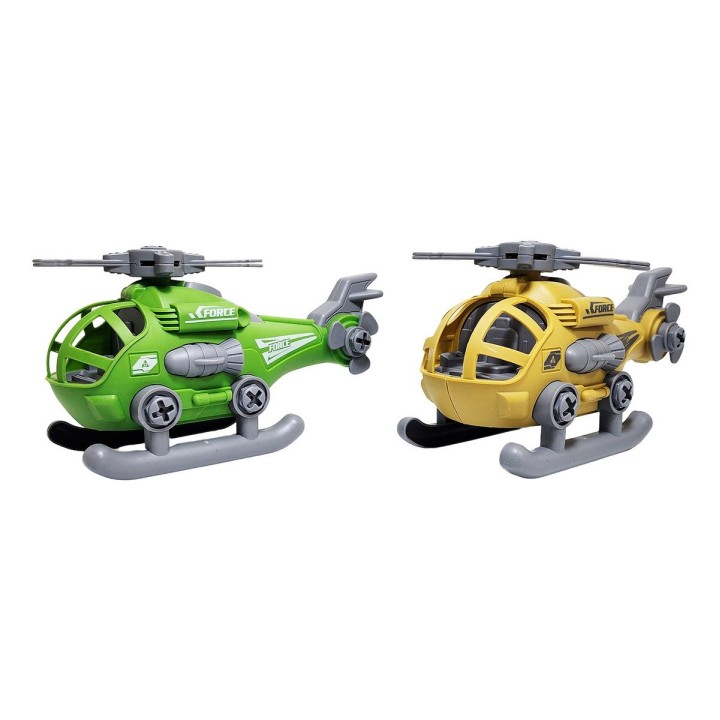 Helicoptero Juguete Armable Interactivo Didactico X 2 Un