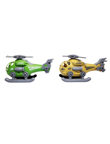 Helicoptero Juguete Armable Interactivo Didactico X 2 Un